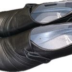 Dansko  Franny Black Leather Velcro Slip On Loafers Comfy Nursing Shoes 41 Photo 1