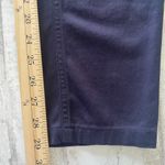 Escada Sports Pants Womens Navy Blue Cotton Twill Casual High Rise Crop 36 (6) Photo 7