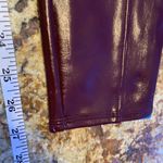 Spanx NWT  Faux Patent Leather Leggings Ruby size S Small Pants Photo 9