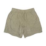 VERO MODA NWT VMLinn Linen Blend Shorts Women’s Small Green Kalamata Drawstring Photo 1