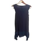 French Connection French Connections Navy Ruffle Hem Dress Size 6 Photo 2