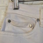 PINK - Victoria's Secret VS Pink stretchy‎ denim white jean shorts size 8 Photo 2