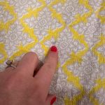 Diane Von Furstenberg  Women's‎ Luxe Lace Up Henna Diamonds Dress Yellow Size 6 Photo 9