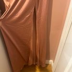 Cinderella Elegant Satin Evening Gown in Rose Photo 1