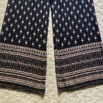 Mudd BOHO WIDE LEG FESTIVAL HIPPIE STYLE PANTS JUNIOR SIZE LG TRIBAL PRINT Photo 3