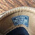 Nautica Taupe Korce Lace-Up Wedge Ankle Boots Photo 12