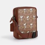 Coach X Peanuts Sullivan Crossbody Bag In Signature Canvas With Snoopy Print Photo 1