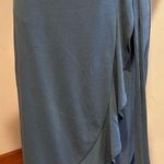 Green Envelope Los Angeles NWTS Green Ruffle Drape Wrap Look Long SideTie SZ S Photo 0