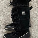 Sorel Womens  Tivoli High II Waterproof Winter Rain Mid Calf Snow Boots black winter boots with faux fur lining Size US 6 Excellent condition #goth #whimsygoth #punk #fairygrunge Photo 0