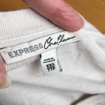 EXPRESS “Wake Me Up For Champagne” Long Sleeve Lounge Top, Ivory, Gray, Size XXS Photo 4