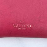Valentino Garavani Valentino Rockstud hot pink mini leather zip wallet Photo 8