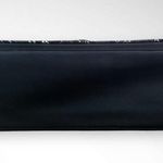 Large Black Vegan Leather Laptop Tote Bag With Detachable Shoulder Strap | EUC Photo 3