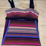 Athleta  Capri Stripe Pura Tankini‎ top sz 32 B/C Photo 0