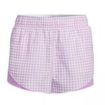 Athletic Works Core Running Gingham Purple Shorts Photo 0