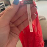 Free People RED LACE SWEATER Photo 3