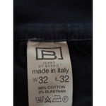 B by Bessi Jeans Made in Italy Navy Blue Slim Fit Women's Pants Size M Size M Photo 7