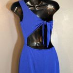Lucy in the Sky one shoulder blue formal dress Photo 4