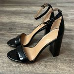 Sam Edelman Women’s Black Patent Leather YARO BLOCK HEEL SANDAL Size 8.5 + Photo 1