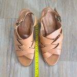 Madewell The Cindy Sandal 8.5 Stacked Heel Brown Leather Women's Chunky Boho Photo 10
