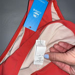Cupshe ‎ Women's Red Bikini Bottoms Size M Solid Swimwear Photo 2