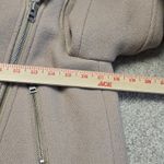 Wilfred Free Aritzia Shearling Lined Wool Coat XS Beige Zip Jacket Menchi Fabric Photo 9