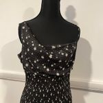 The East Order Black and white floral and polka dot print dress. brand is  size M Photo 2