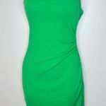 J.Crew  Ruched Vintage Rib Midi Dress in Kelly Green Size XS Photo 5