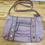 B‎ MAKOWSKY Crossbody Bag Purse Blush Petal Pink Studded Leather Shoulder Photo 2