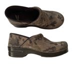 Dansko NEW  Leather Professional Clog Gray Camo Size 41 or 10.5 Photo 1