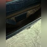 Manu Atelier Mini Pristine Croc‎ Leather Crossbody Bag Rare Blue Photo 13