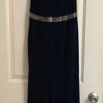 Jovani Black Halter Top Formal Dress Photo 2