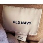 Old Navy Vest Women Large Pink Puffer Fleece Lined Winter Zip Pockets Cozy FLAW Photo 3