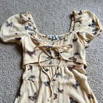 Arizona Jeans Arizona Jean Company Yellow Butterfly Print Mini Dress Photo 3