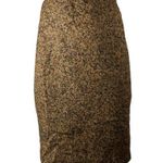 90s Vintage Multi Tonal Brown Fitted Wool Pencil Skirt Size M Photo 3