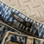 Nasty Gal  acid wash mom straight leg jeans Photo 2