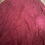 IRO  Holey Tee in Wine Small Photo 9