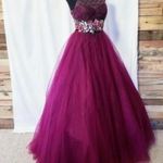 Madison James Two Piece Prom Dress Photo 0