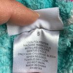 Capellini New York Blue & Pink With White Lamas Long comfy Fuzzy Pants SZ S Photo 3