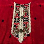 Pakistani Indian tunic top red dress Size XS Photo 4