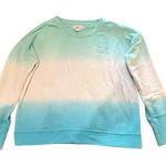 Vineyard Vines Multicolor Blue Tie Dye Crewneck Sweatshirt Women's Medium Photo 0