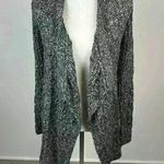 Aerie Grey & White Chunky Knit Cardigan Size XS Photo 0