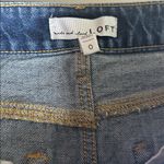 Denim Mini Skirt Women's Size 0 Ann Taylor LOFT Blue Jean Mini Skirt Photo 3