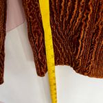 Vintage Great Cavalier Crushed Velvet Blazer Jacket 90s Retro Aesthetic Small Brown Photo 3