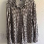 Adrianna Papell ‎ Button Down Shirt Sz Large Photo 0