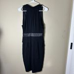 Evan Picone Little Black Dress V Neck Cocktail Party Size 8 Photo 6