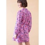 💕XIRINA💕 Bellamy Henley Mini Dress ~ Sweet Vines Medium M NWT Pink Photo 5