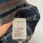 American Eagle Outfitters Plaid Hooded Flannel Shirt Sz S Photo 2