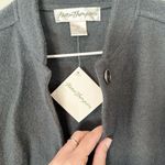 Norm Thompson 100% Wool Green Button Up Sweater Jacket Womens Sz Medium 1631 NWT Photo 3