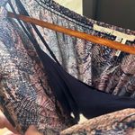 Anthropologie NWT Floreat Zharah Snake Skin Print Peasant Dress size LargeP Photo 9