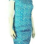 EDEN COURT Blue White A Line Tie Side Lace Up Dress Women’s Sz 10 Photo 1